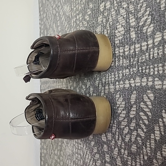 Clarks Shacre brown leather boots - Picture 5 of 11